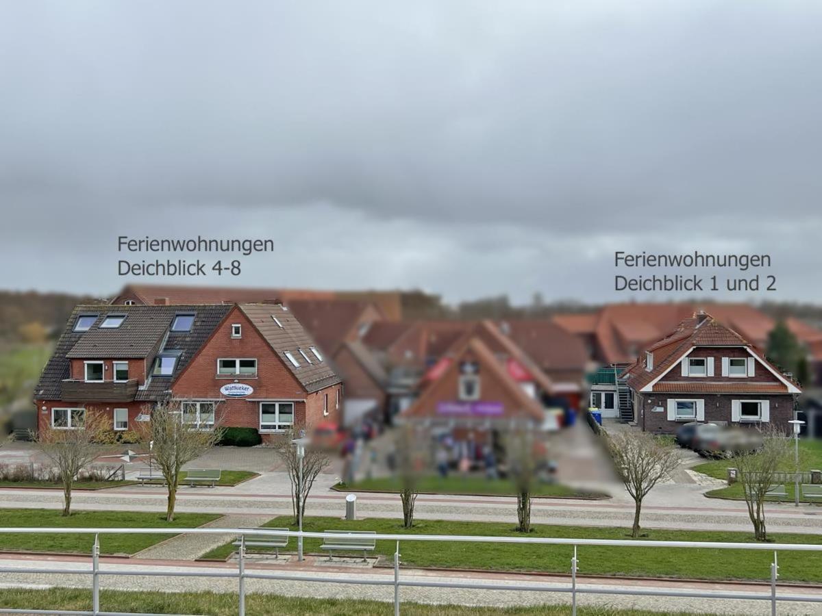 Deichblick 6 In Norddeich- Urlaub Mit Meerblick Am Strand Norden Buitenkant foto
